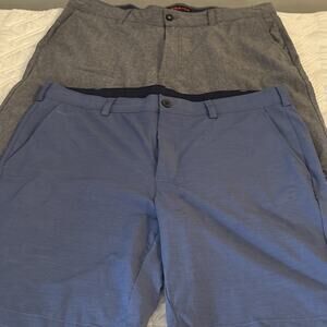 2 Pairs Men’s Golf Leisure Shorts Size 36 Izod & Hawke Co